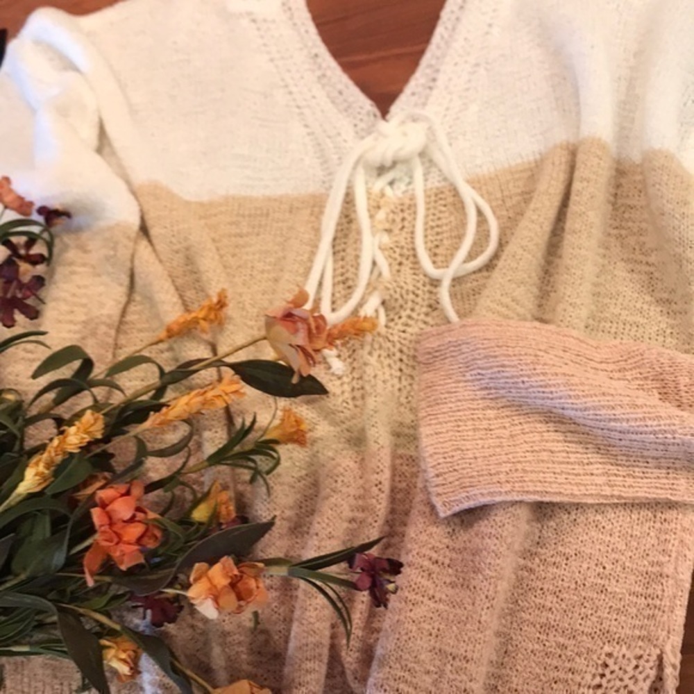 Anthropologie Sweater M/Large Beautiful Ombré
